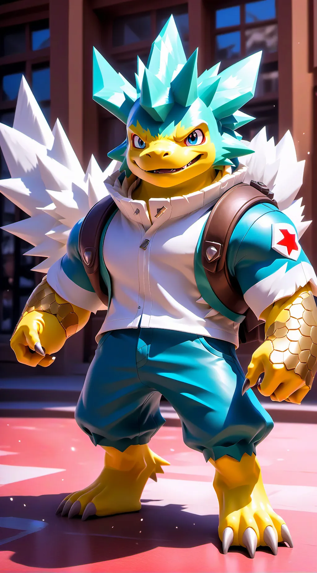 ai character: tyxlar(Typhlosion) background