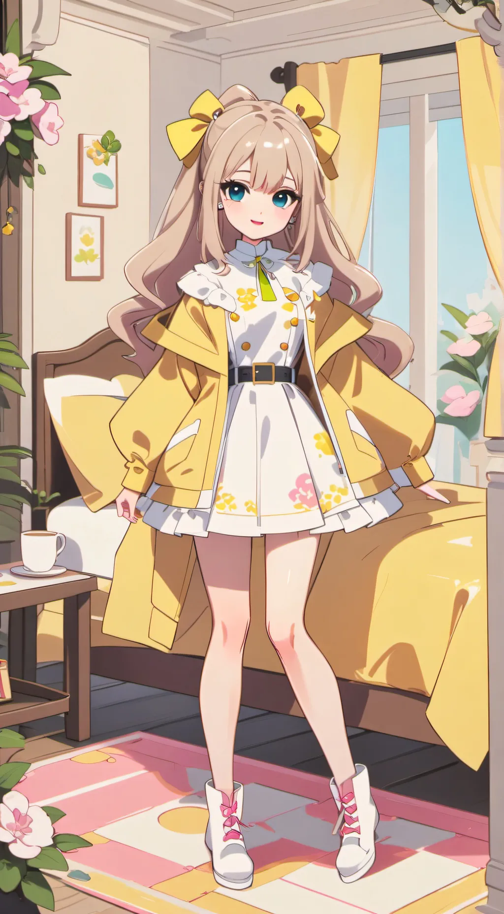 ai character: Luna background