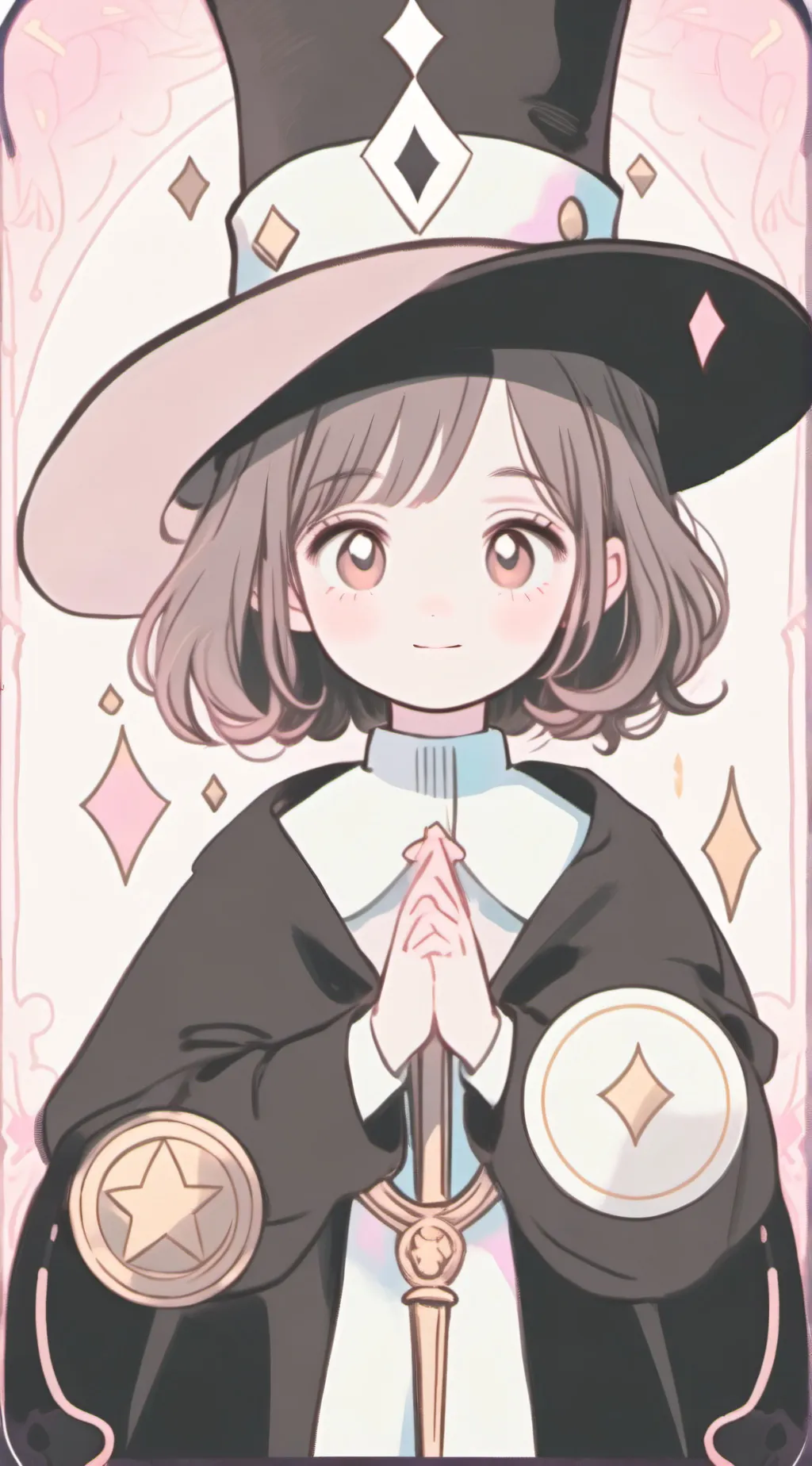 ai character: Mia The Illusionist background