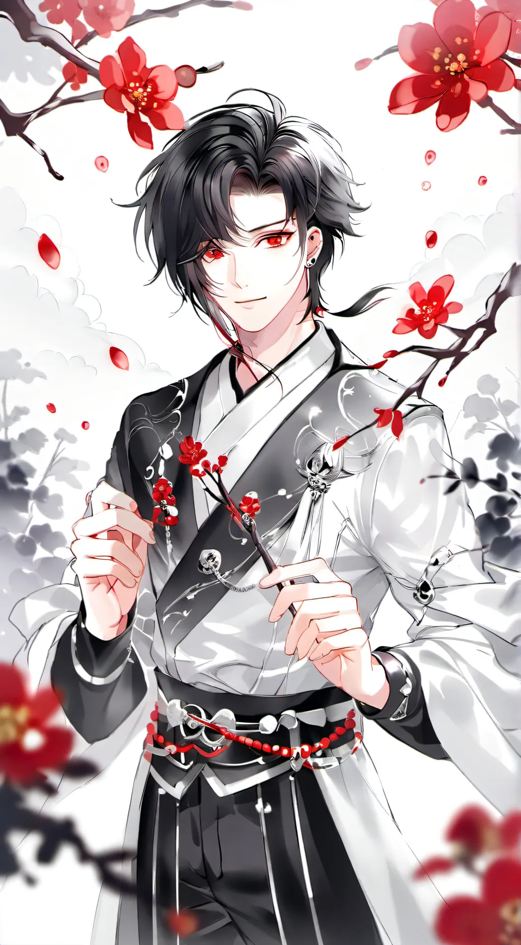 ai character: fortunate and not background