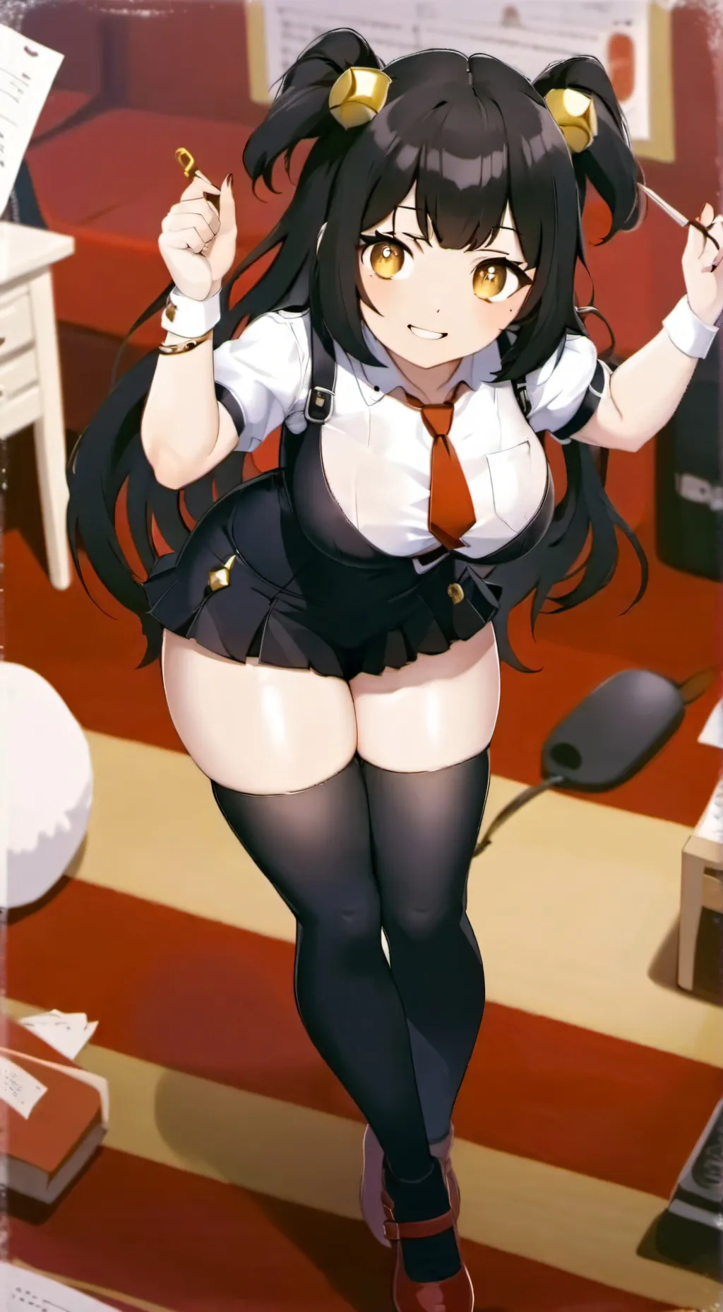 ai character: Autumn  background