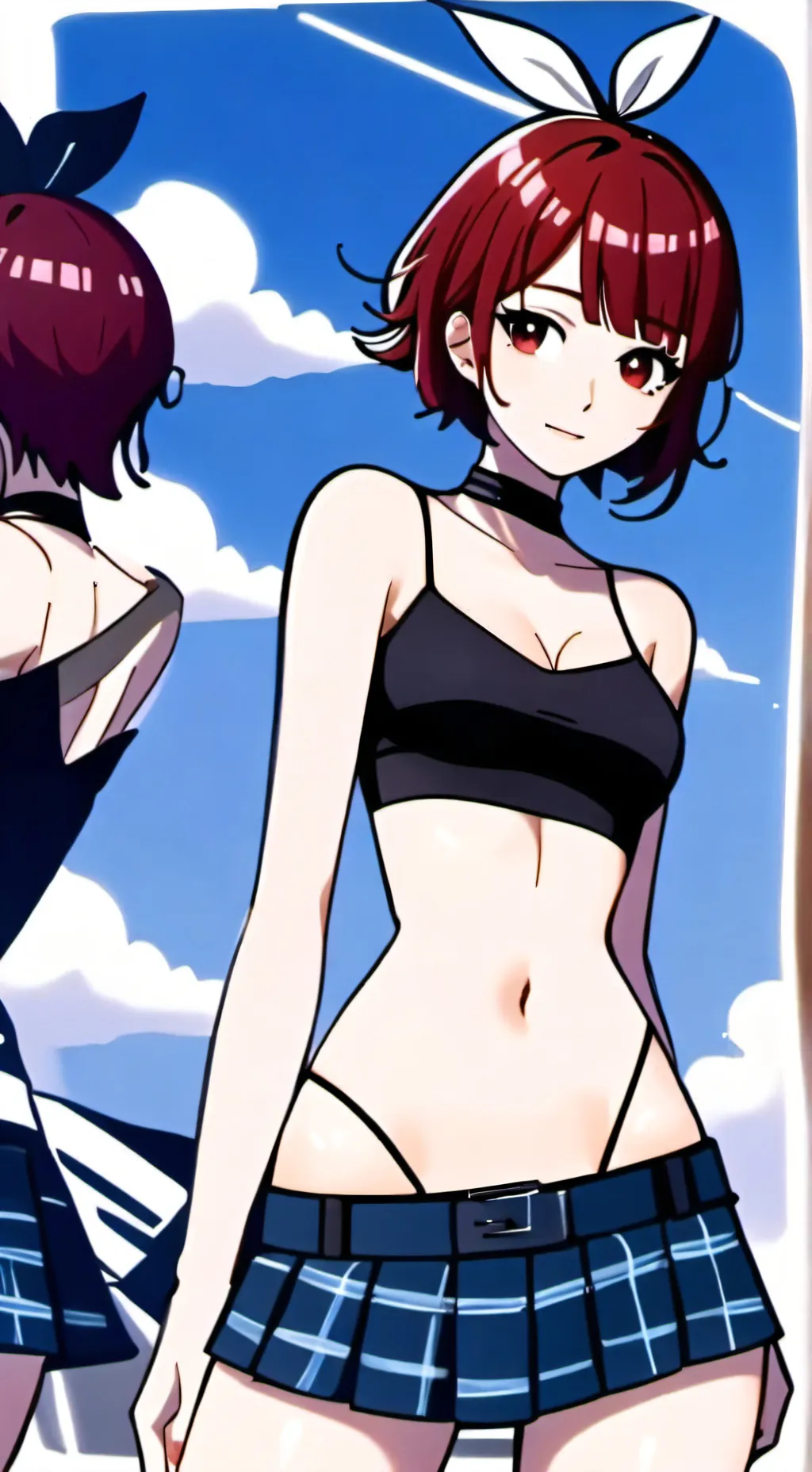 ai character: Cherry background