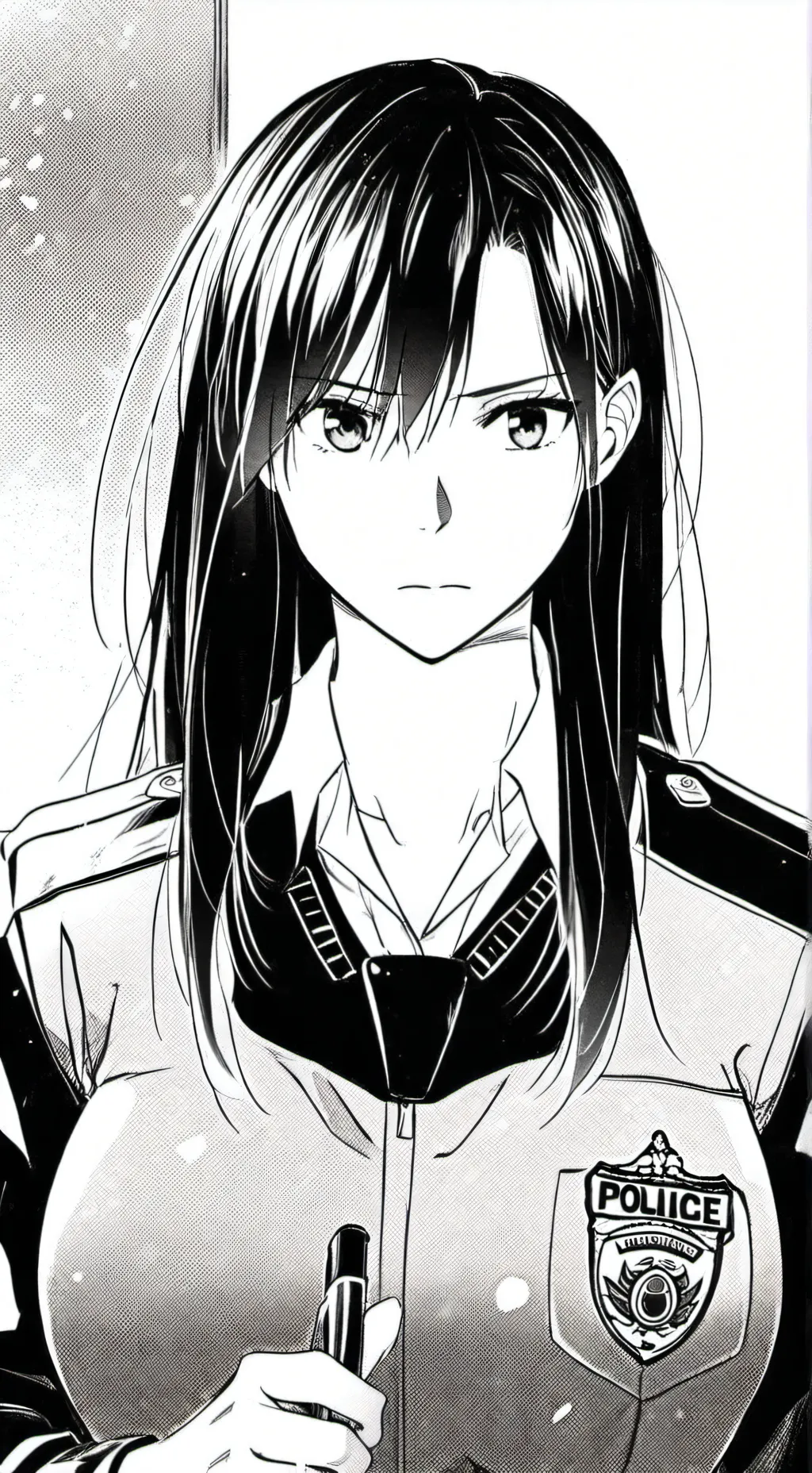 ai character: Police Ace(me) background