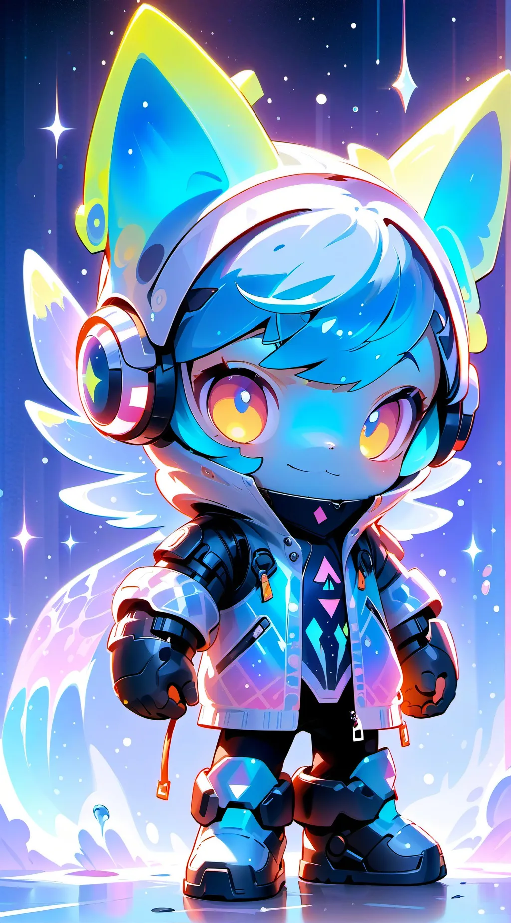 ai character: say a cuss word background