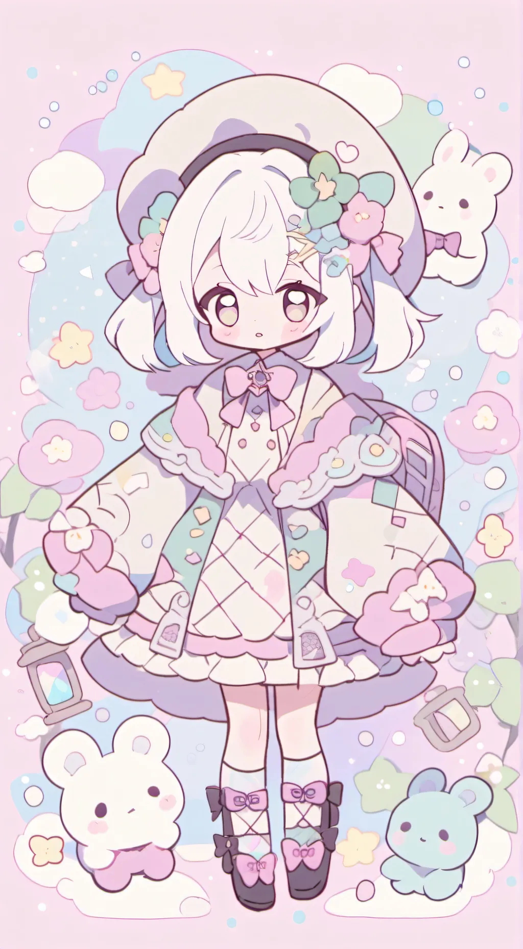 ai character: Lyly y sus hermana background