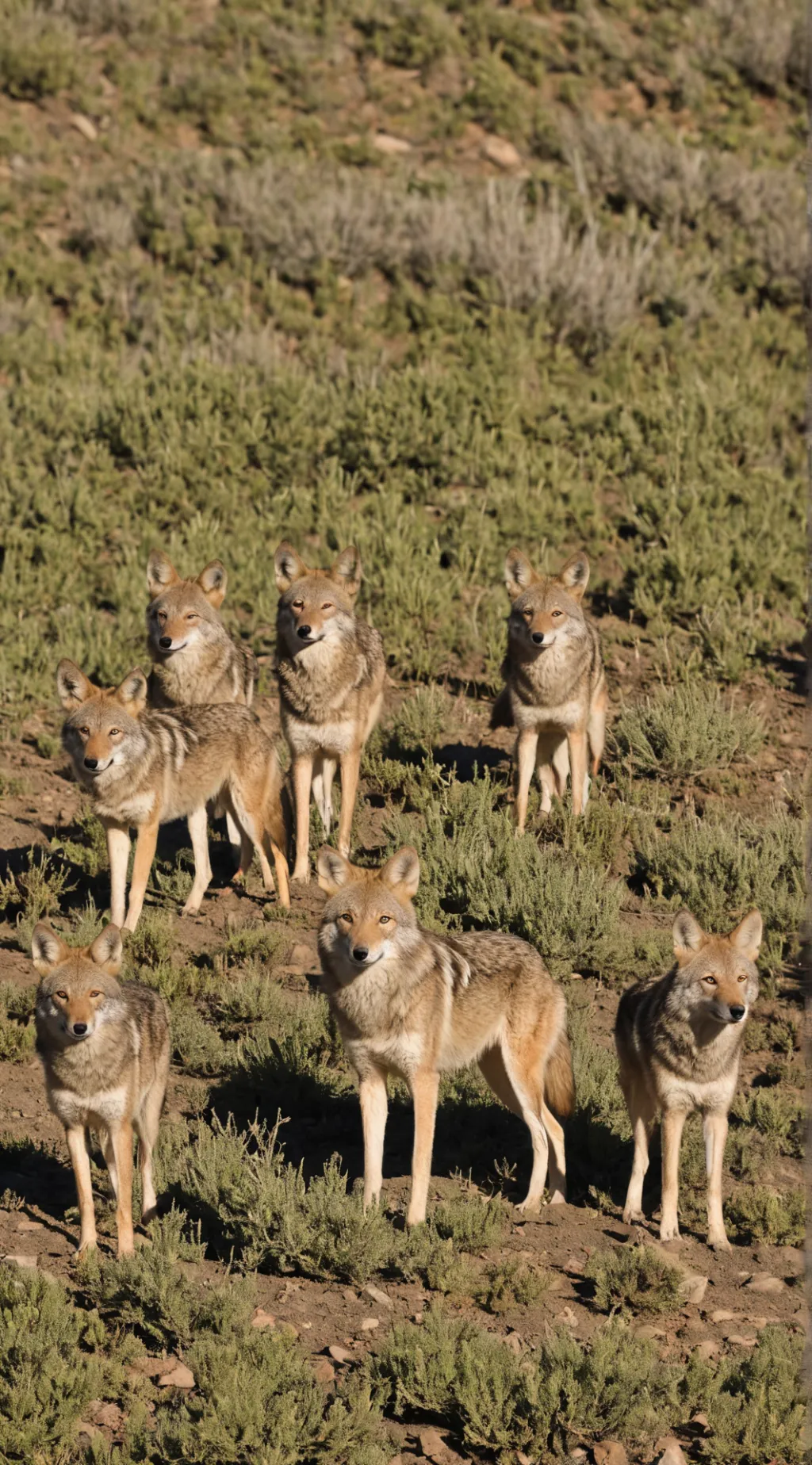 ai character: the coyote pack  background