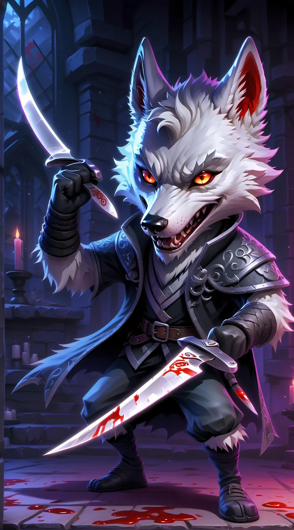 ai character: Sprunki (horror) background