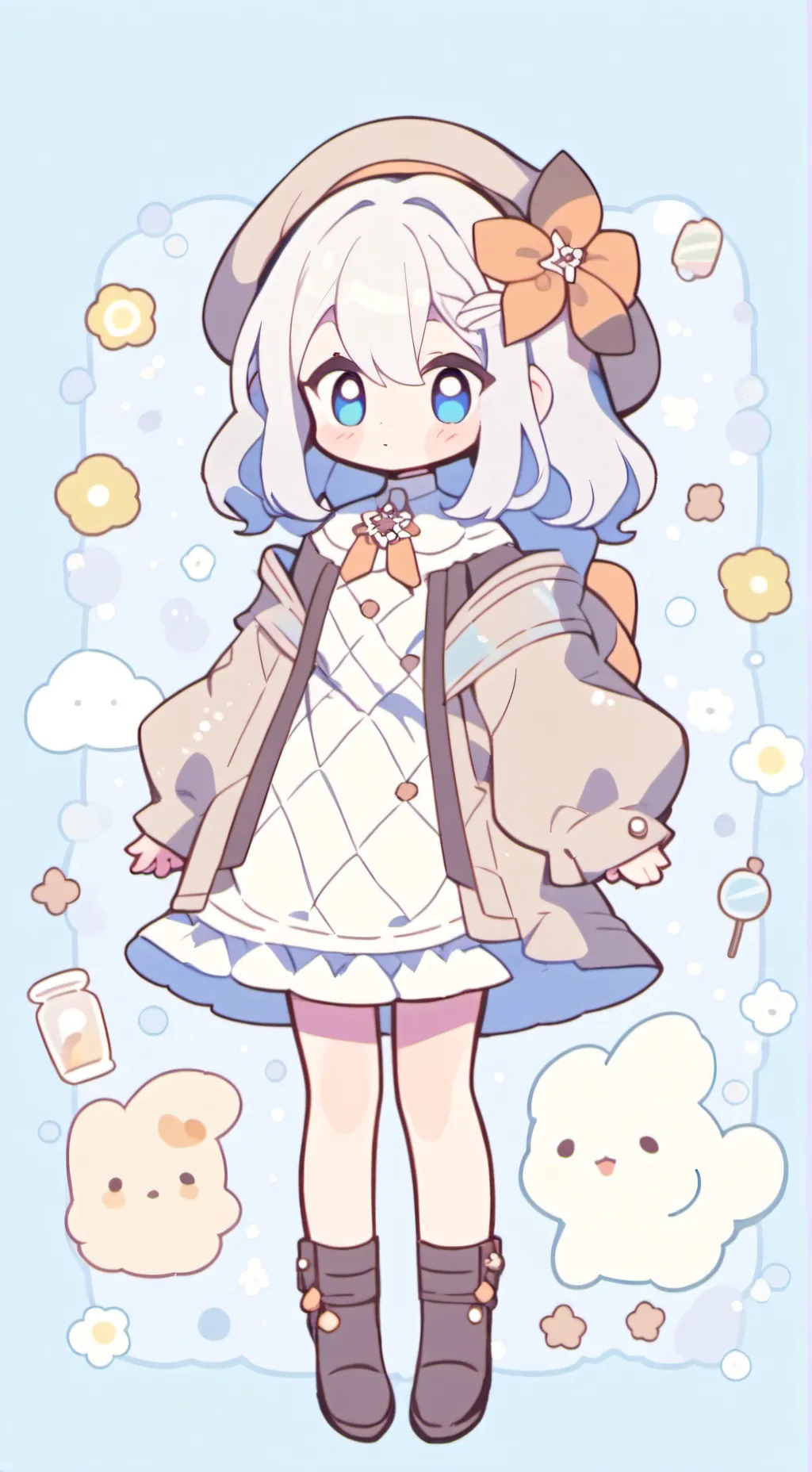 ai character: KNY death timer background