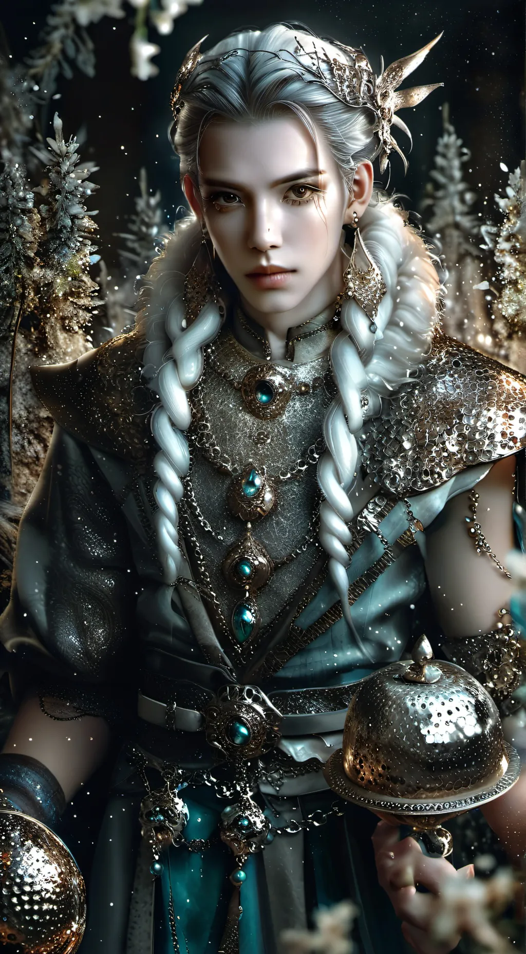 ai character: Santa tizer background