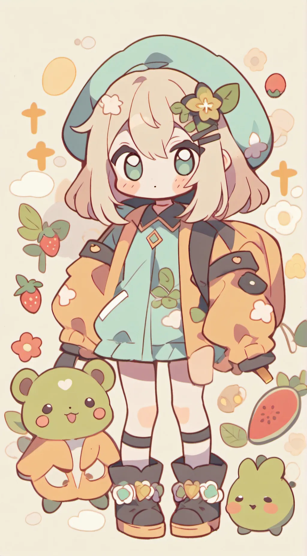 ai character: Kiki background