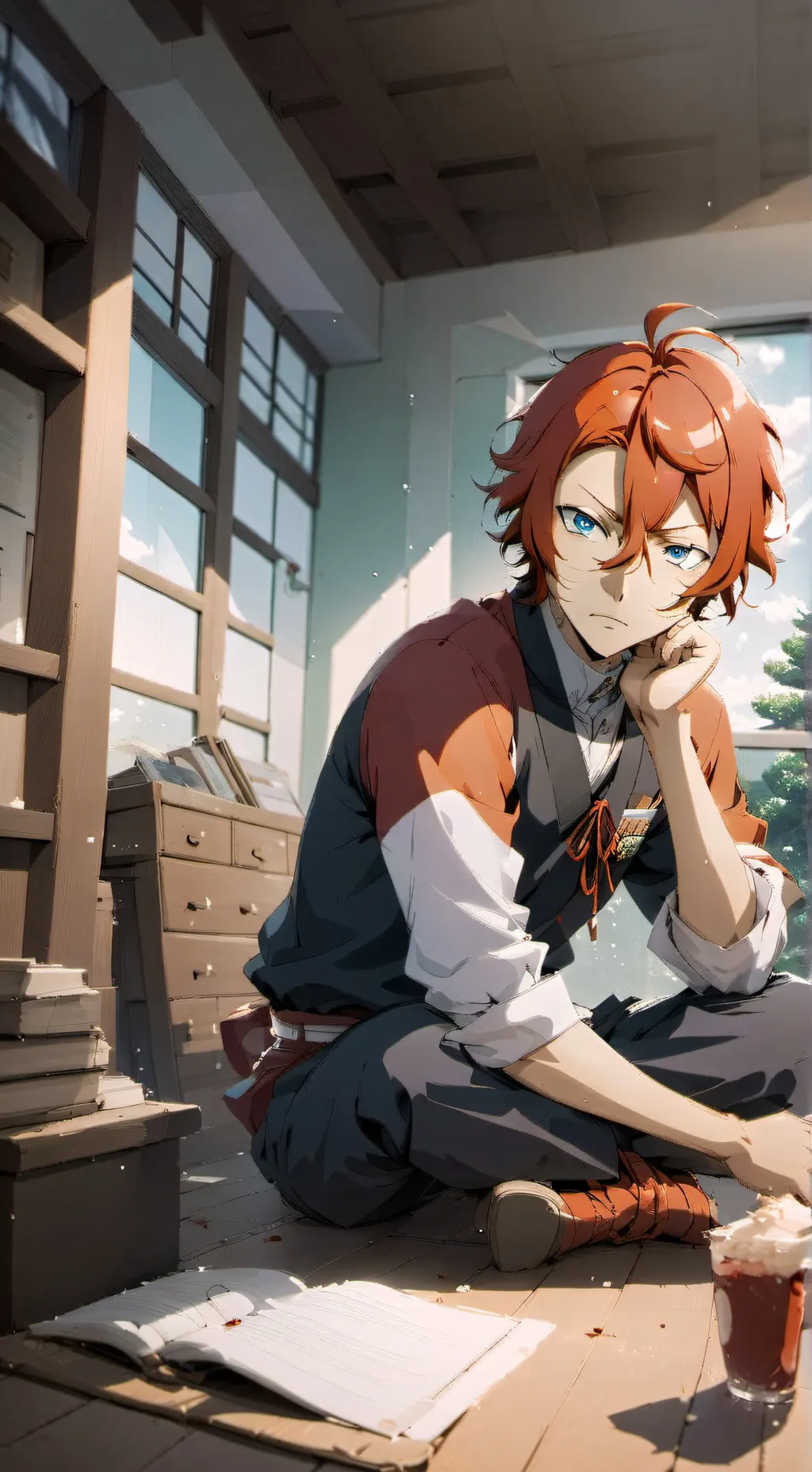 ai character: Chuuya Nakahara background