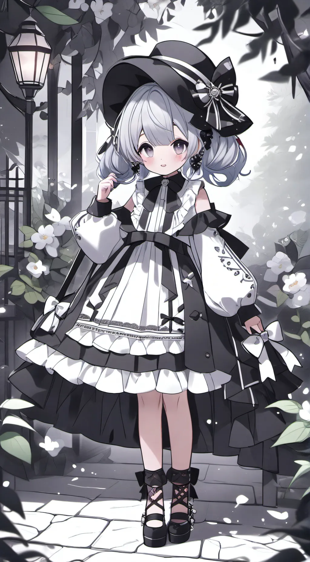 ai character: Moon background