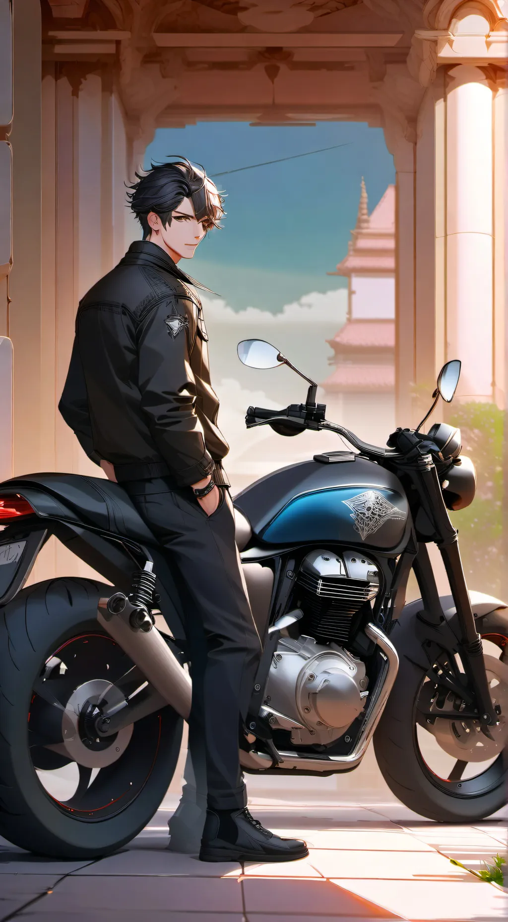 ai character: ￼ max background