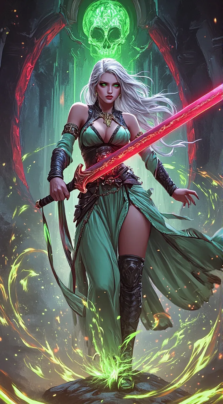 ai character: Nightshade background