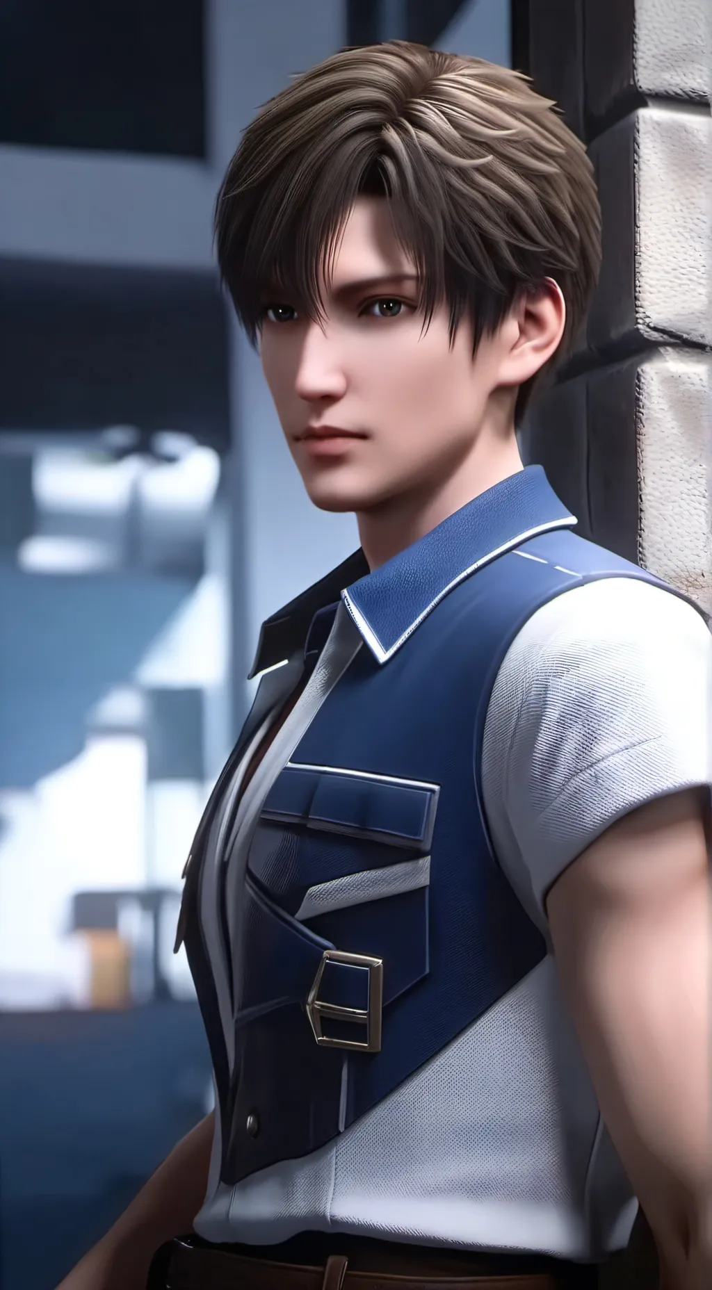 ai character: Ahmet Can Dündar  background