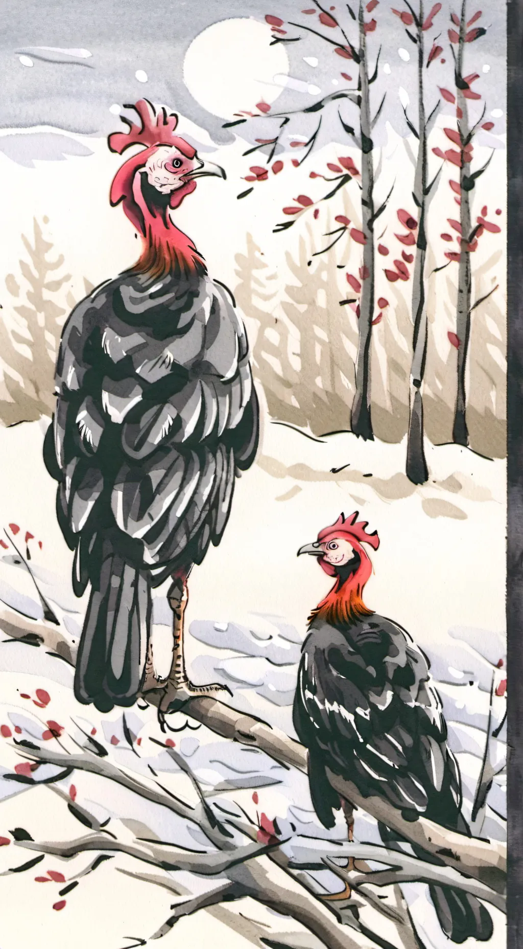 ai character: the turkeys hide  background