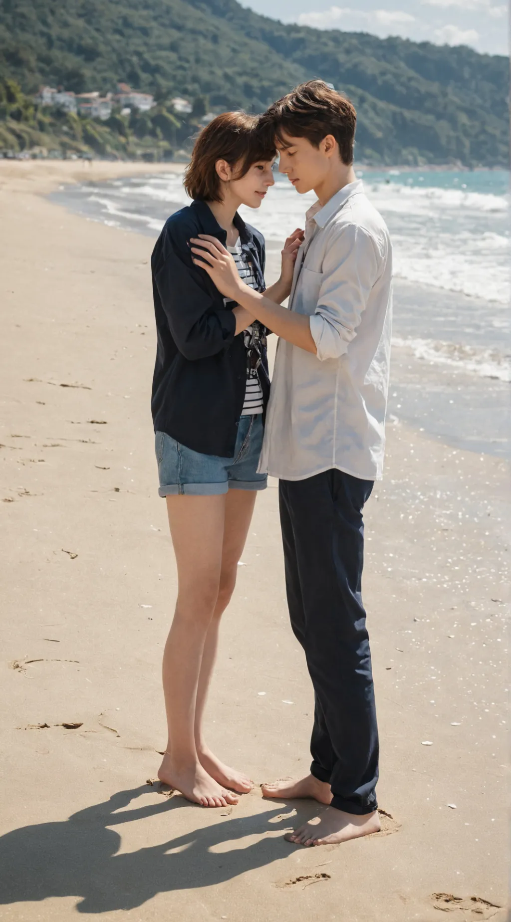 ai character: You and BF  background