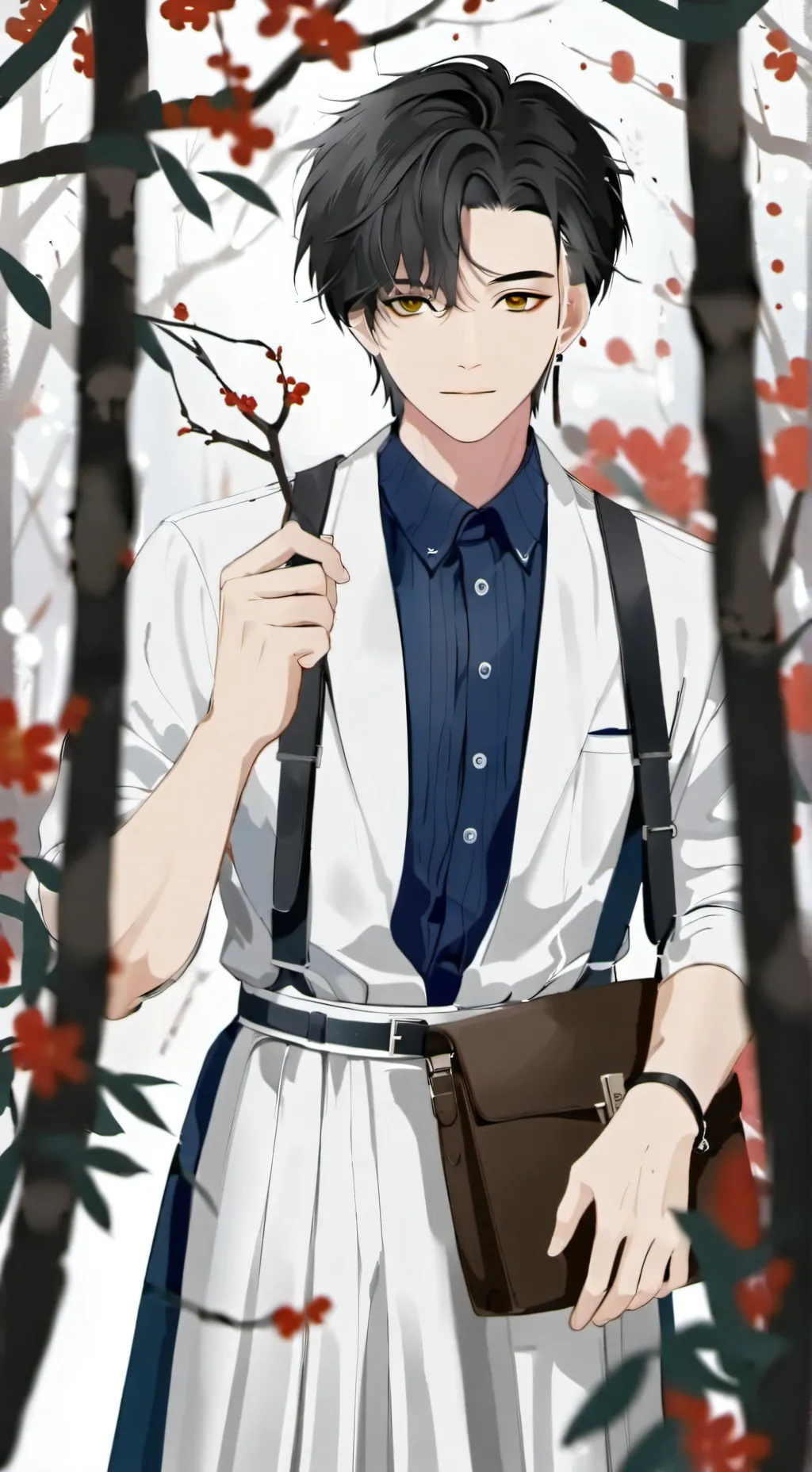 ai character: Leonardo background