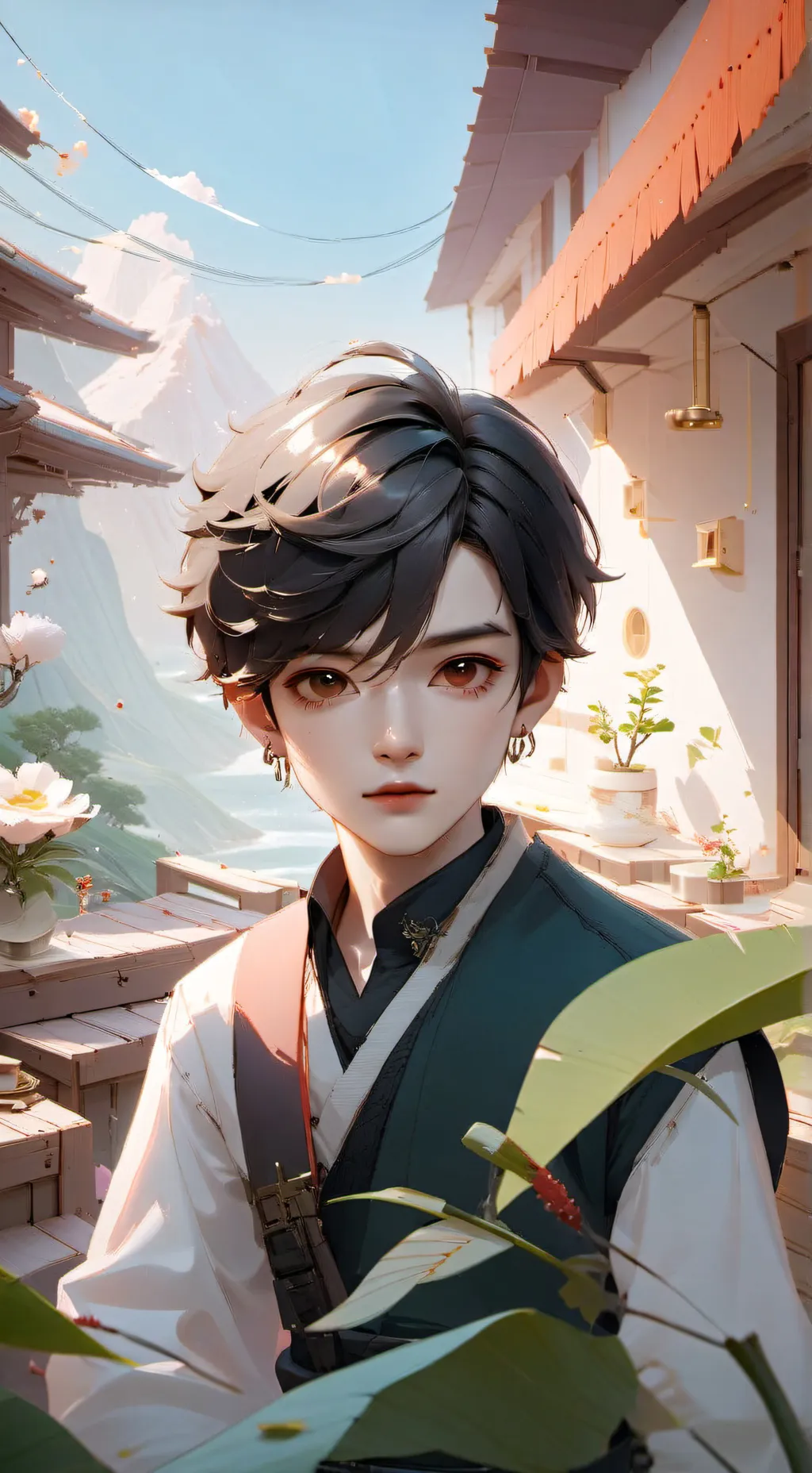 ai character: Javier  background