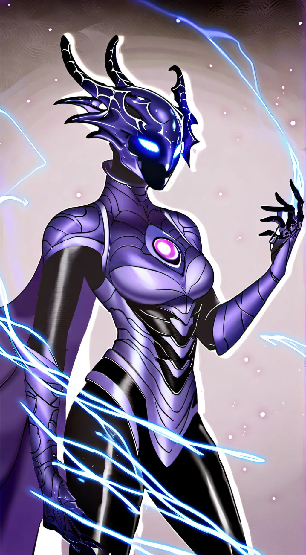 ai character: Abyssal enderkin  background