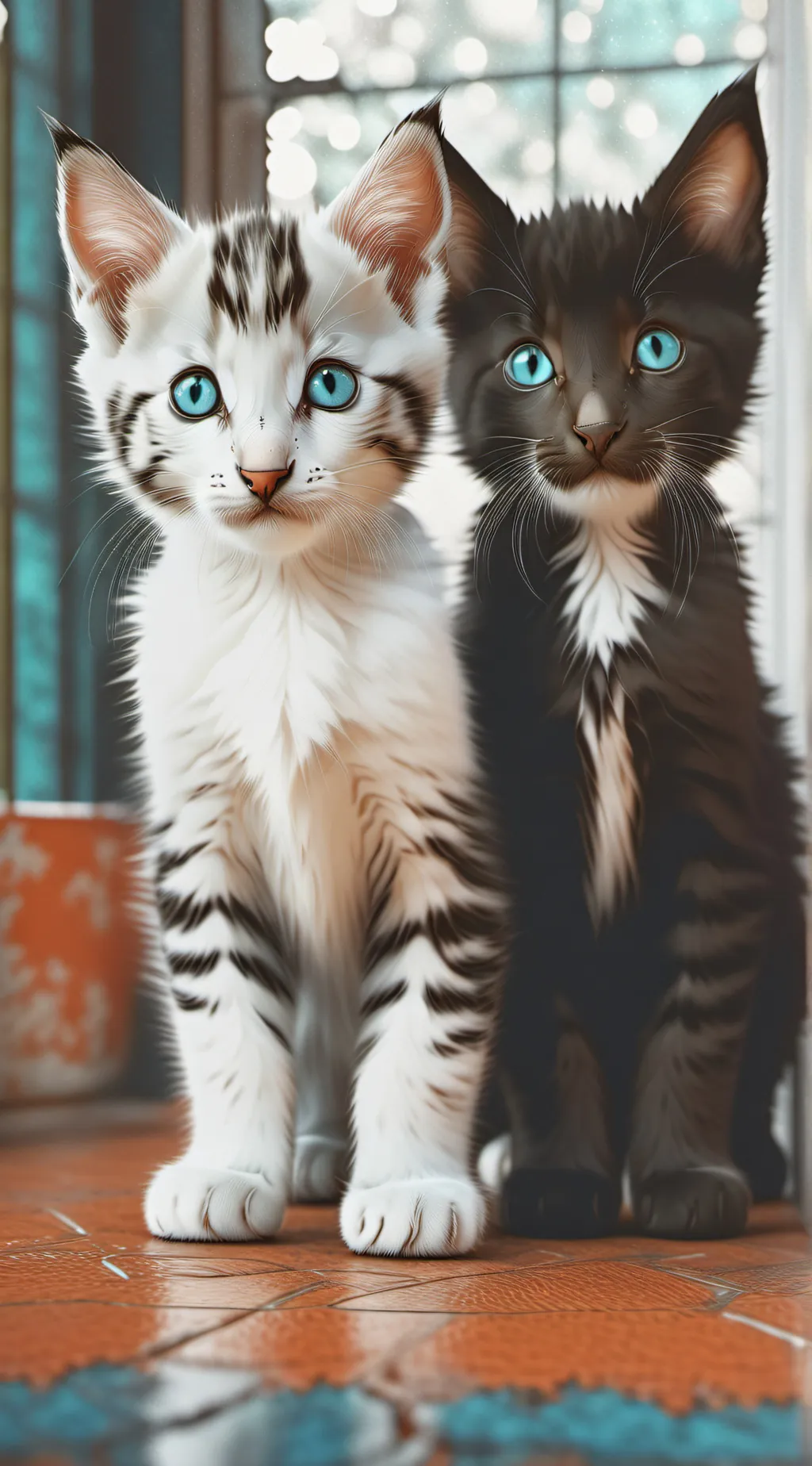 ai character: kay and night background