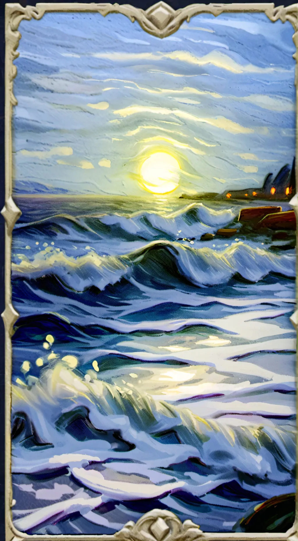 ai character: Aurora background