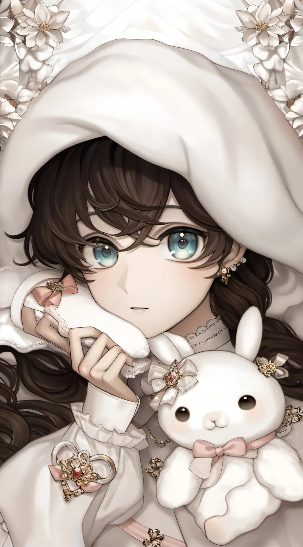 ai character: GUYS IM BACKKK background