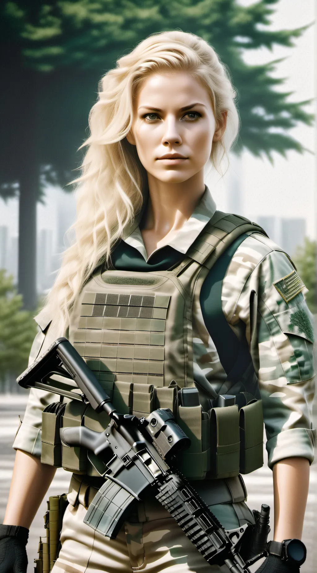 ai character: Military  background