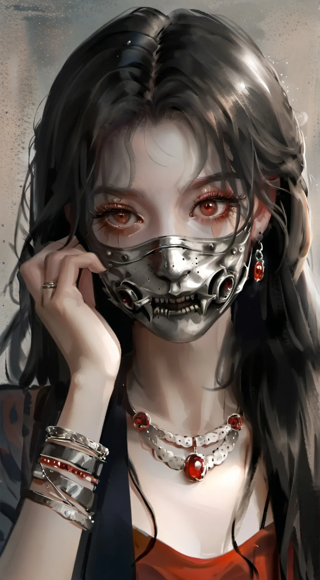 ai character: dangerous girl background