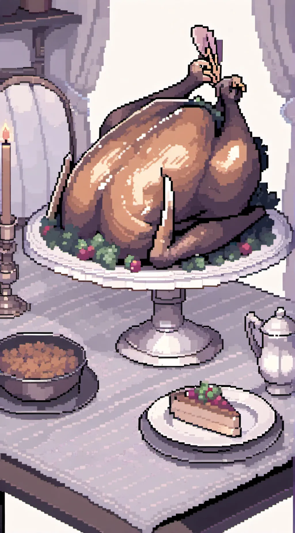 ai character: FPE thanksgiving  background