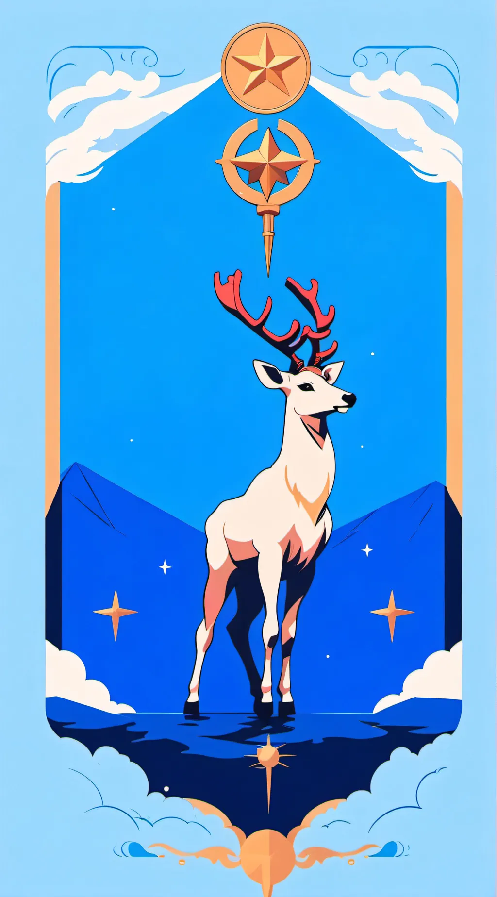 ai character: zodiac signs background