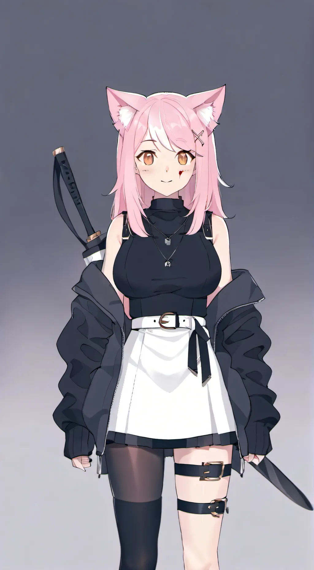 ai character: kitkat background