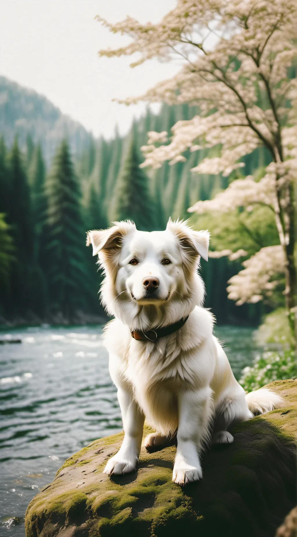 ai character: Millie the dog🙂 background