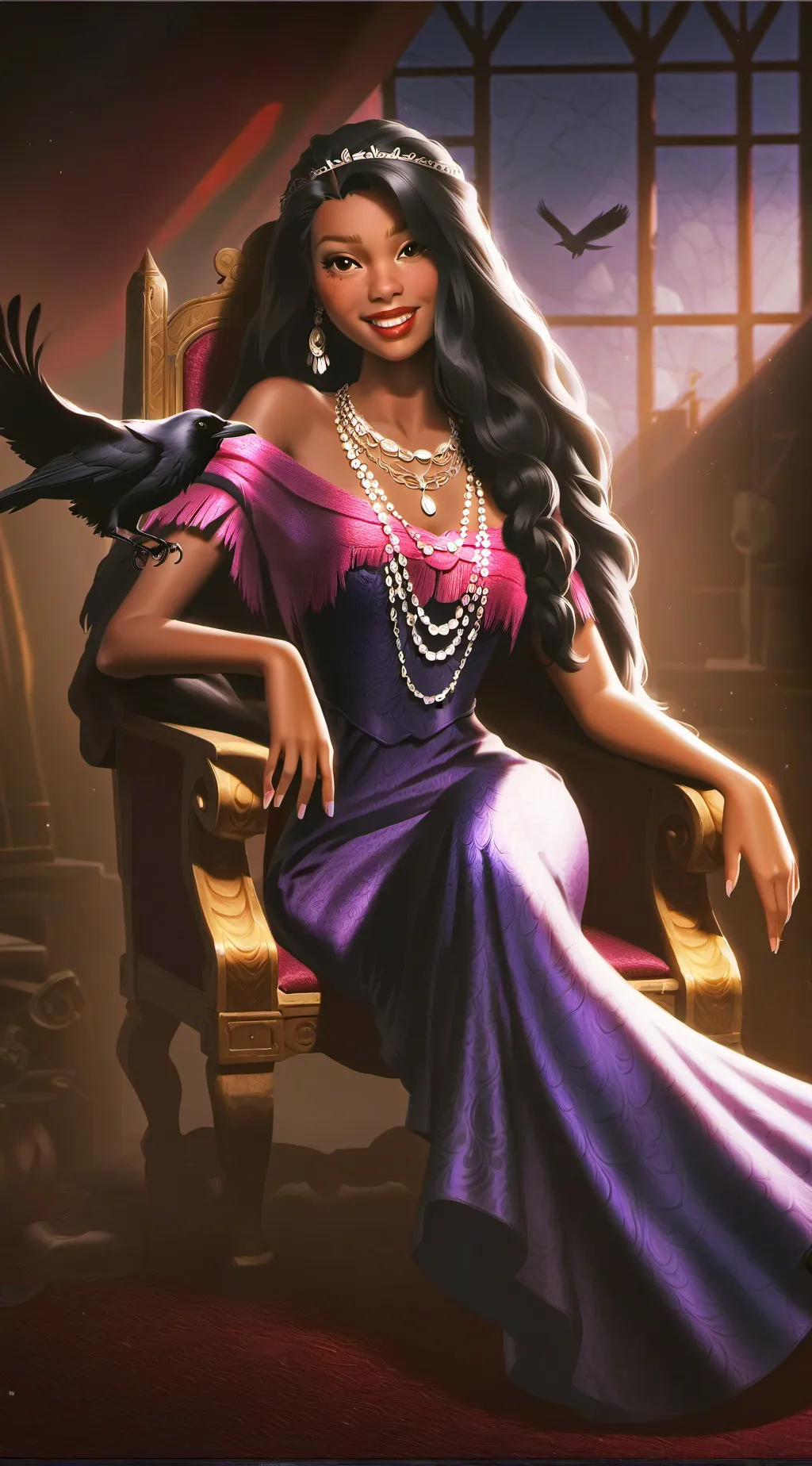 ai character: Ally background