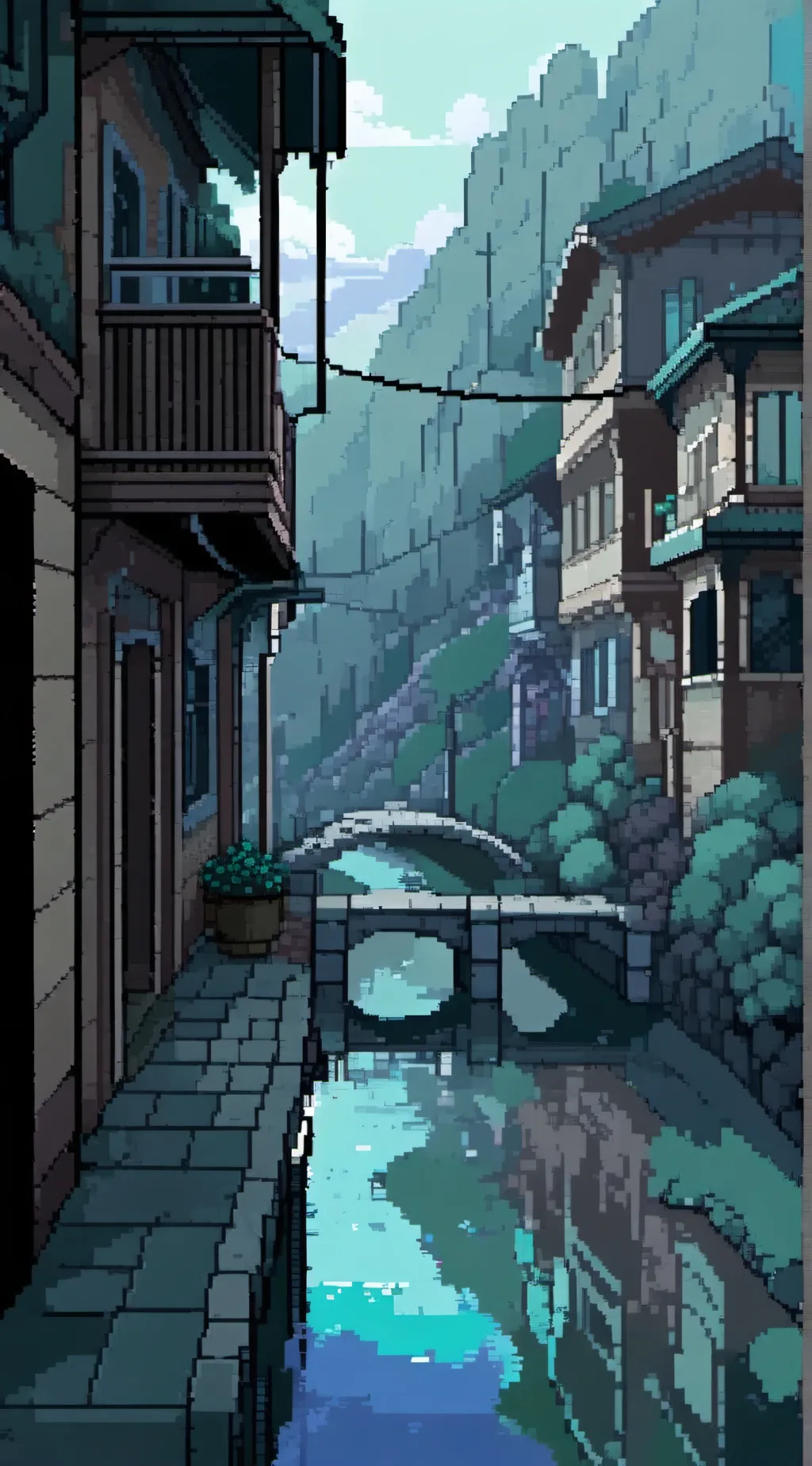 ai character: ~ch hauntedhouse~ background