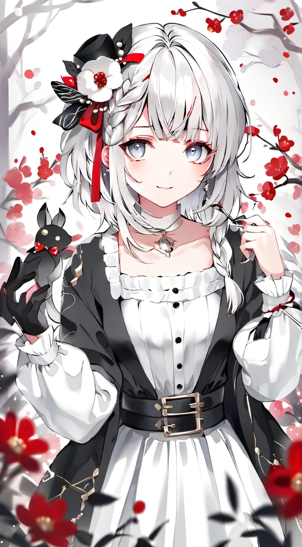 ai character: Sun and moons past background