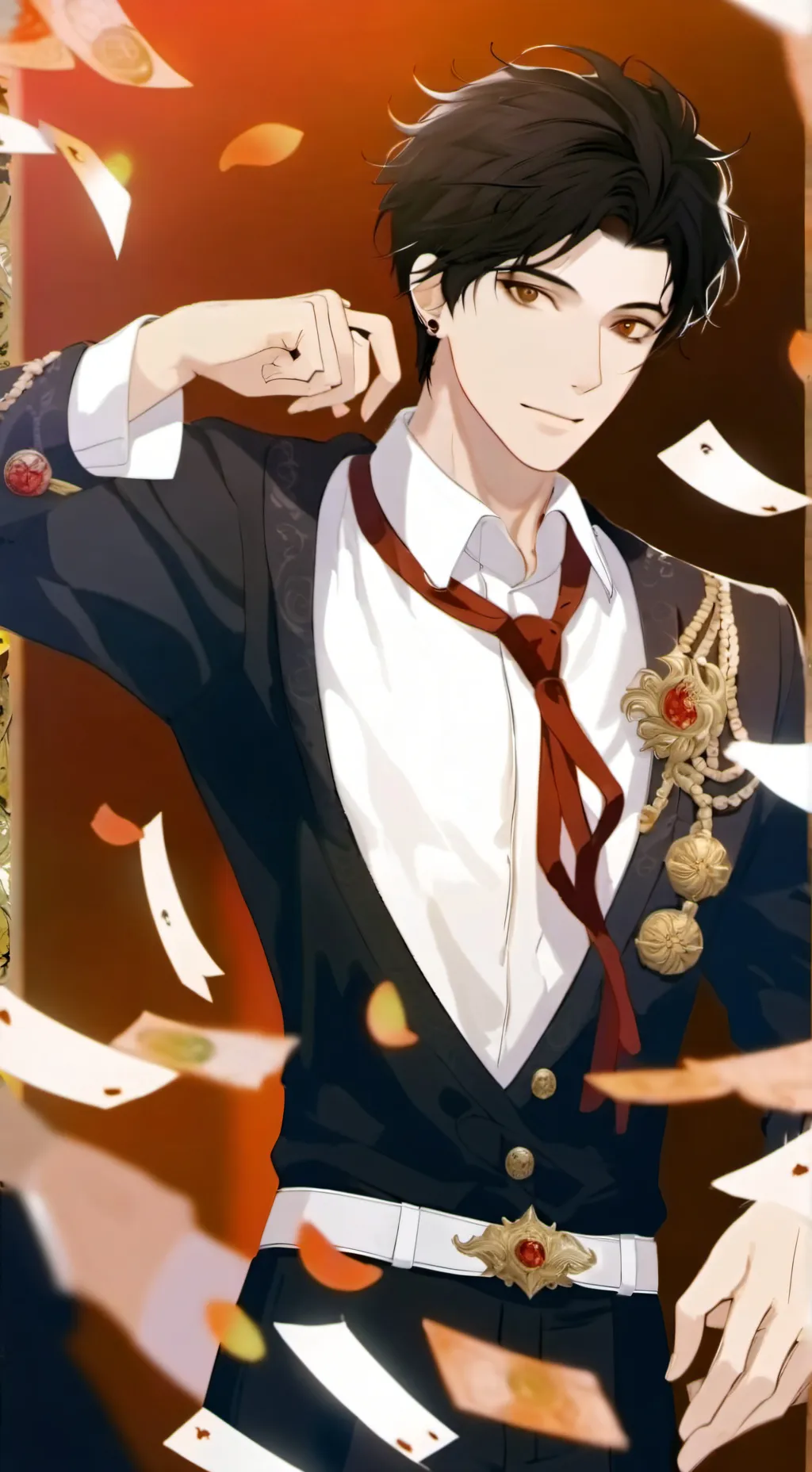 ai character: the lovely boy background