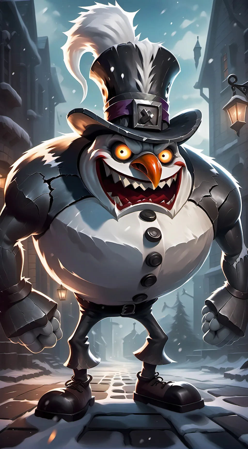 ai character: Dr Blizzard background