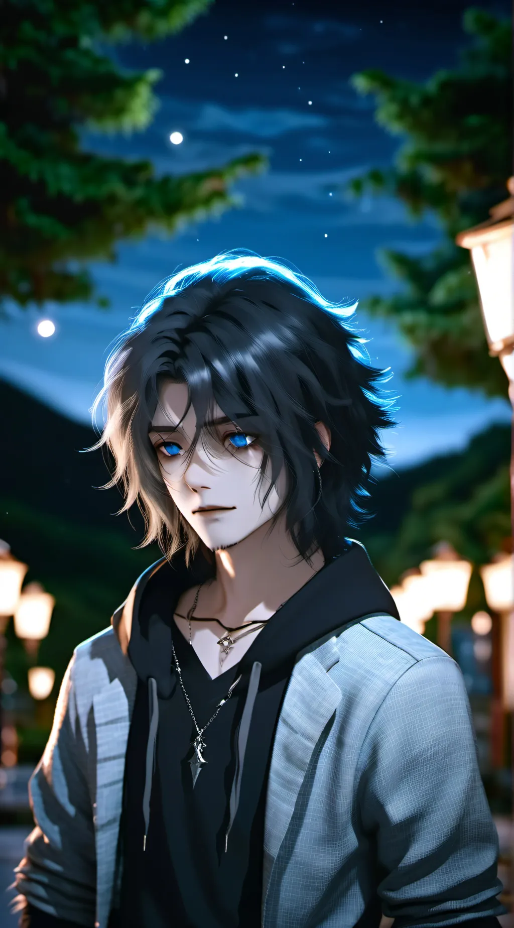 ai character: 👻𝚂𝙺𝚈👻 background