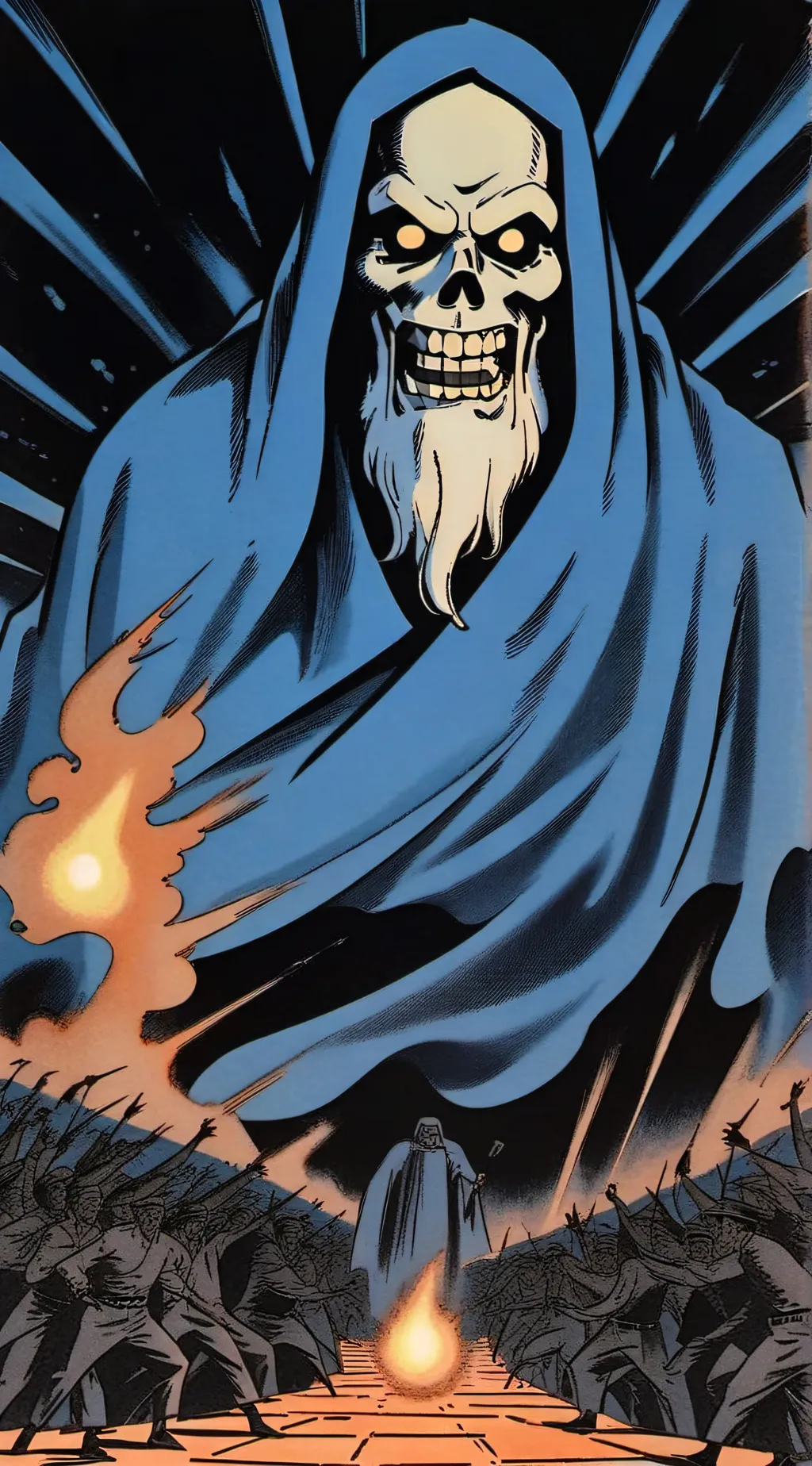 ai character: big bad ghost background