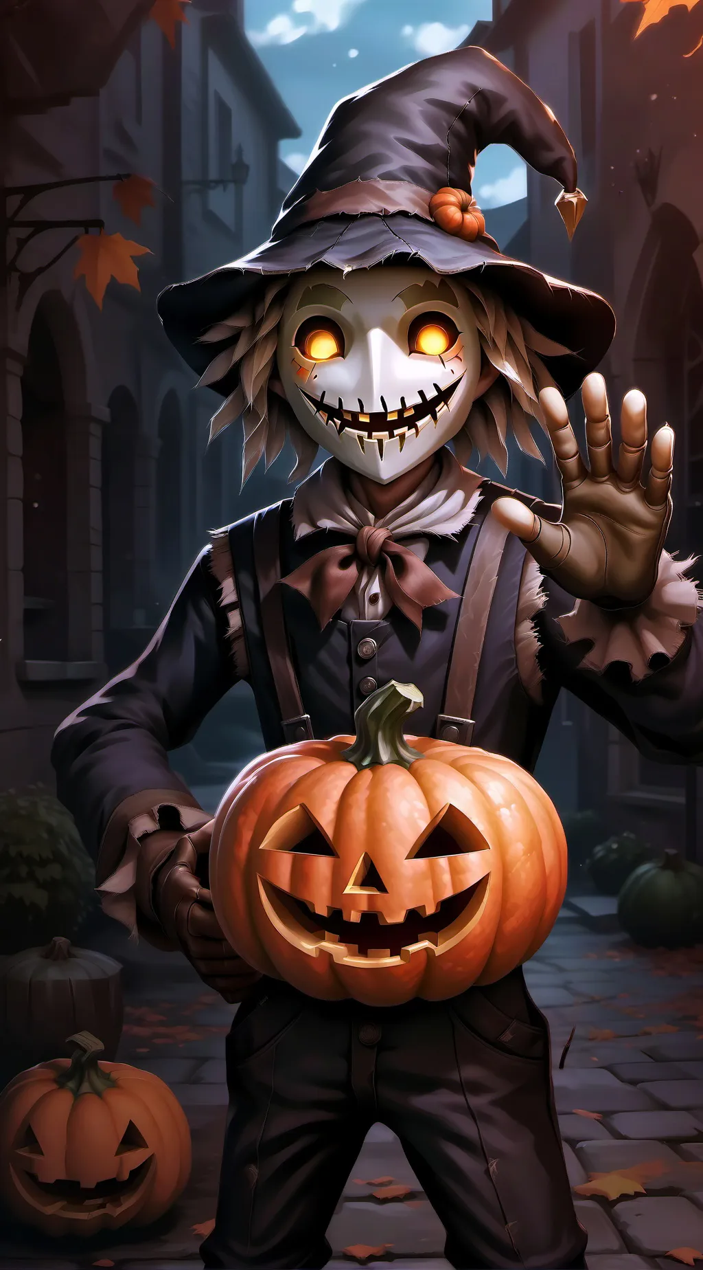 ai character: The Maze Man background