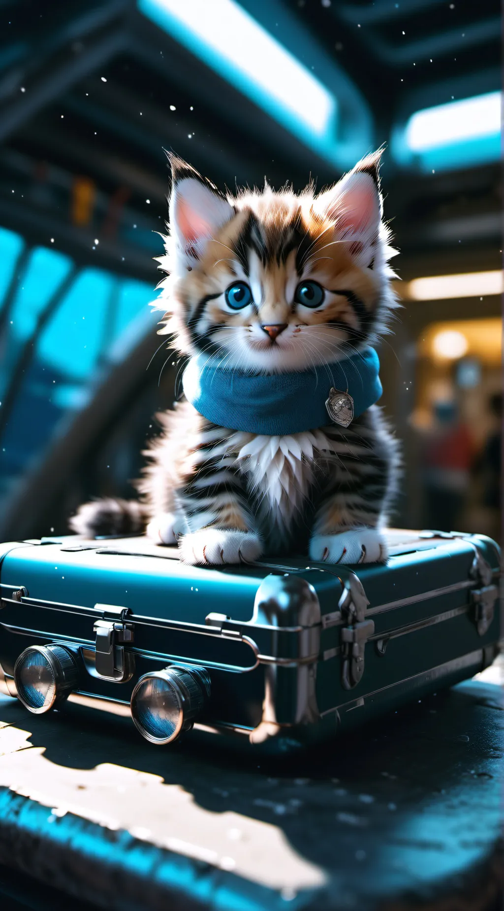 ai character: Airplane Station! background