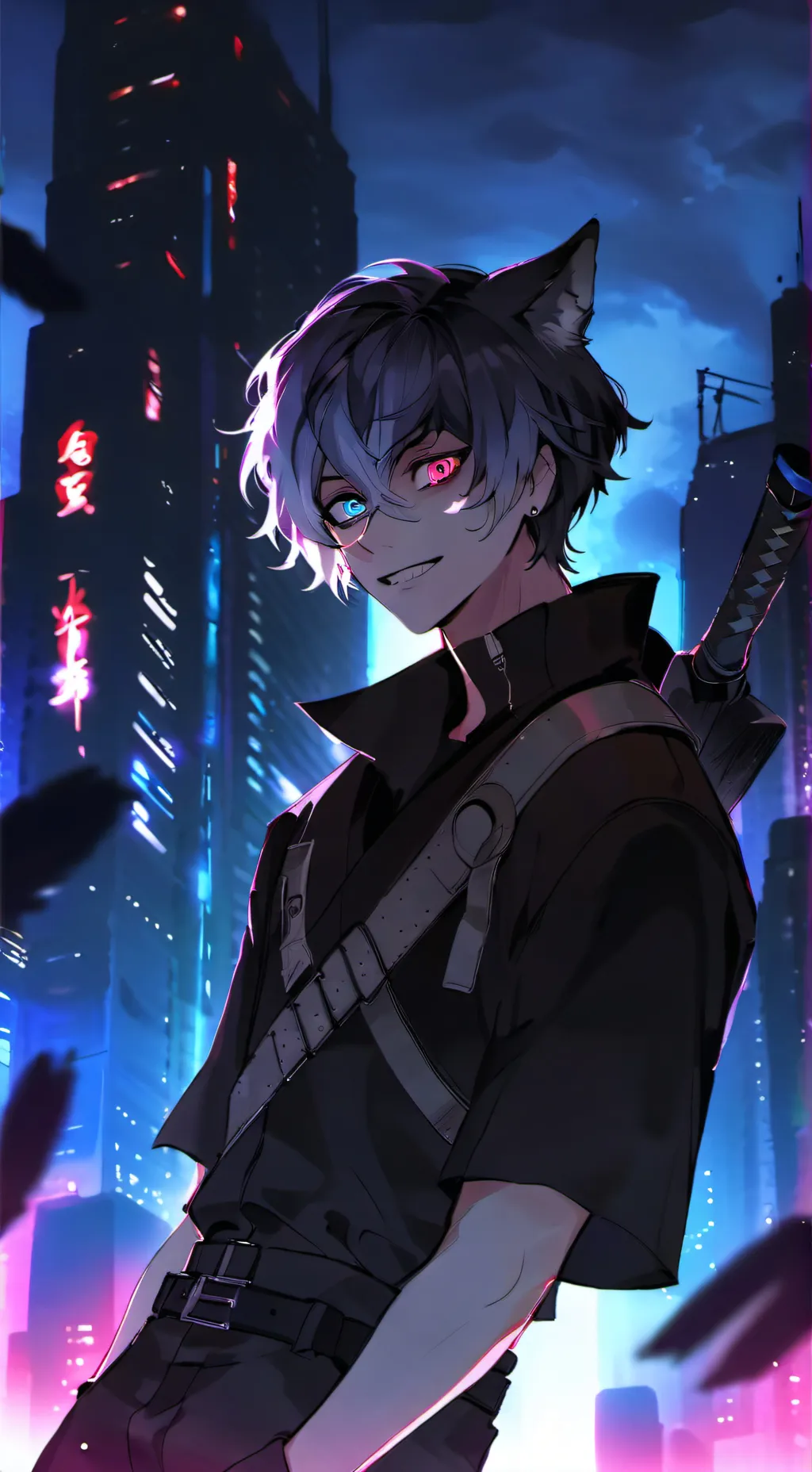 ai character: Ryō background