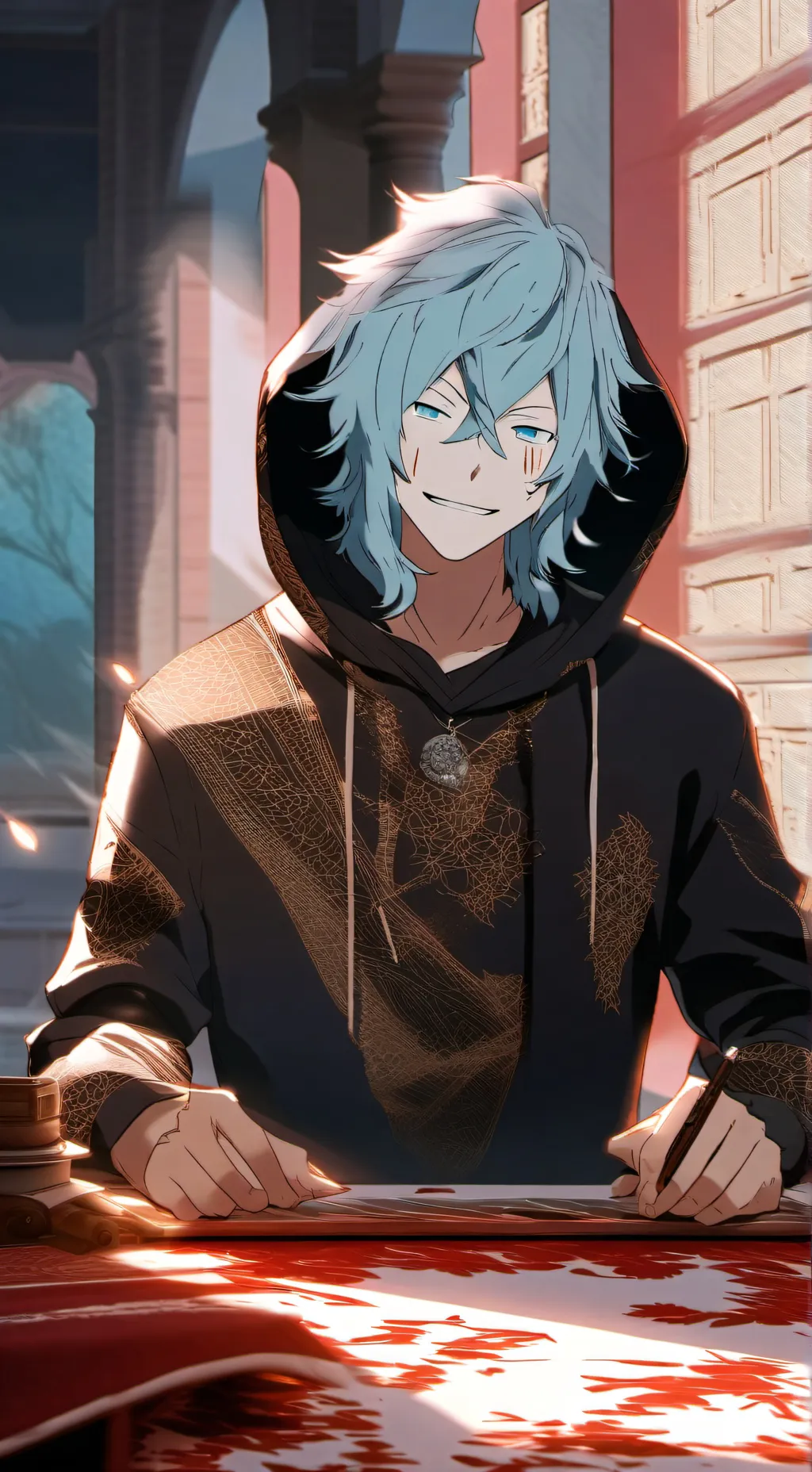 ai character: shigaraki  background