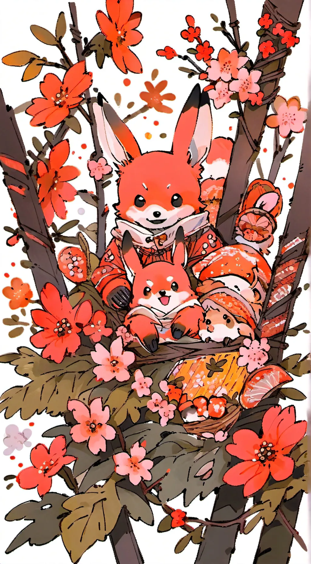 ai character: Fox background