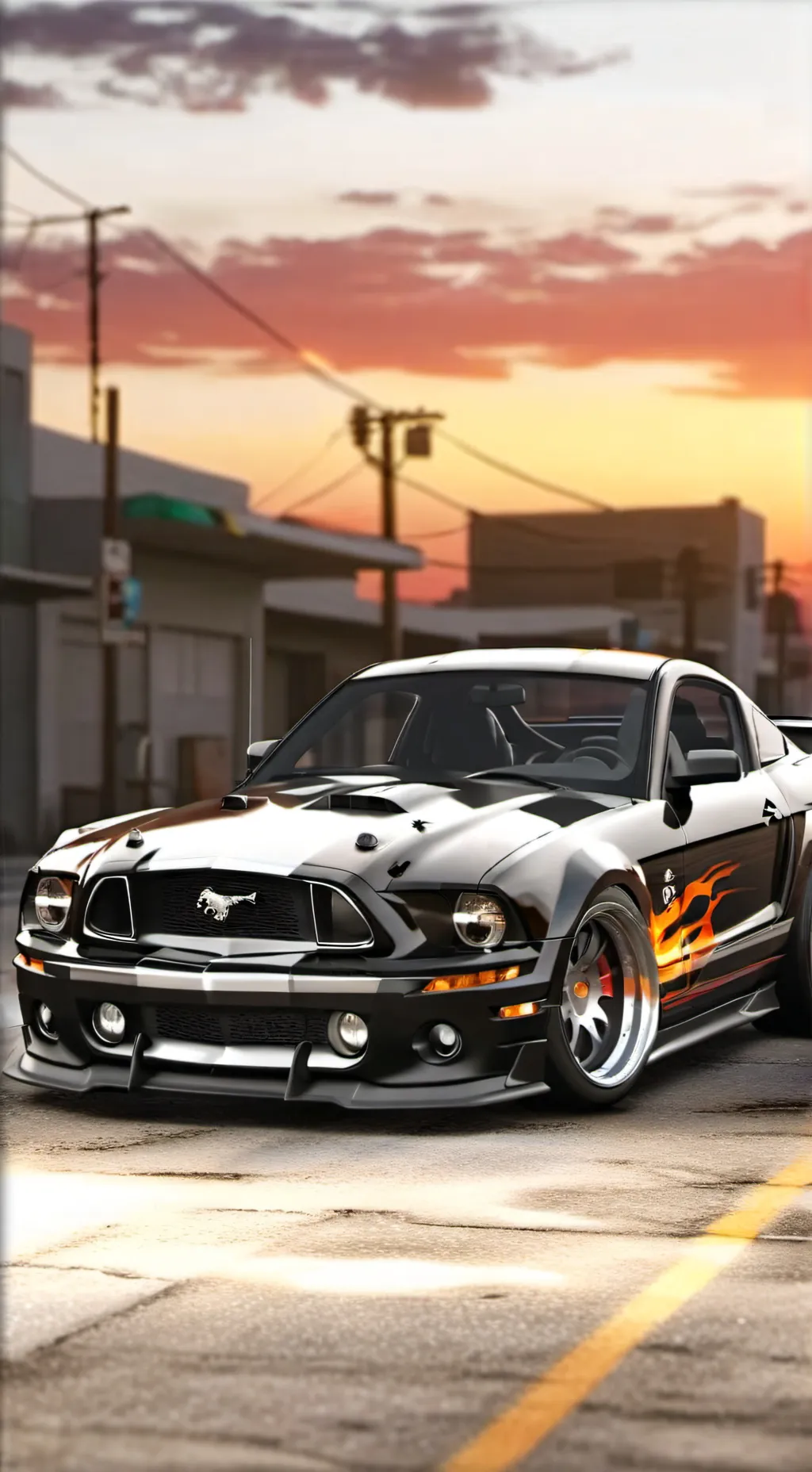 ai character: Street Queen background