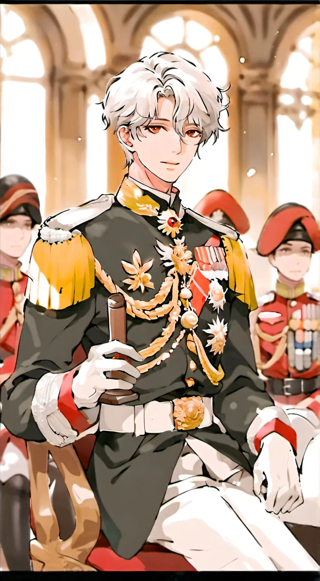 ai character: Commander background