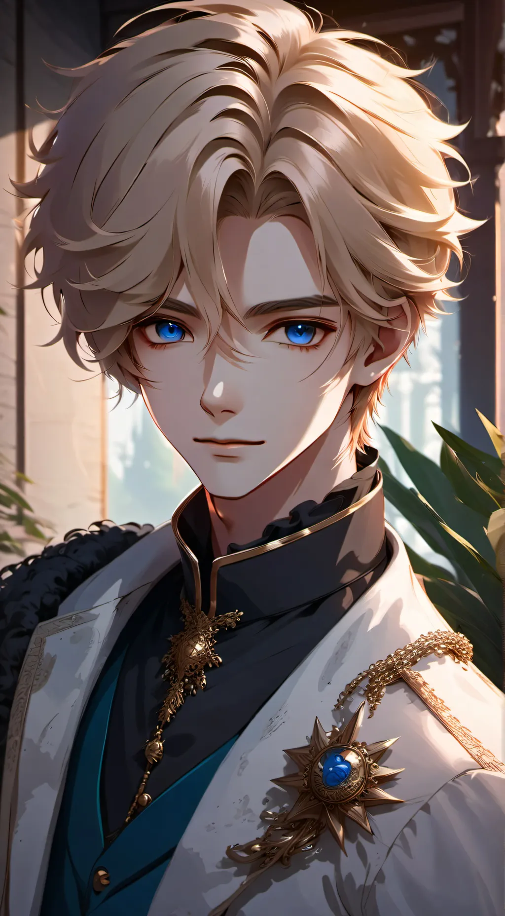 ai character: Ethan  background