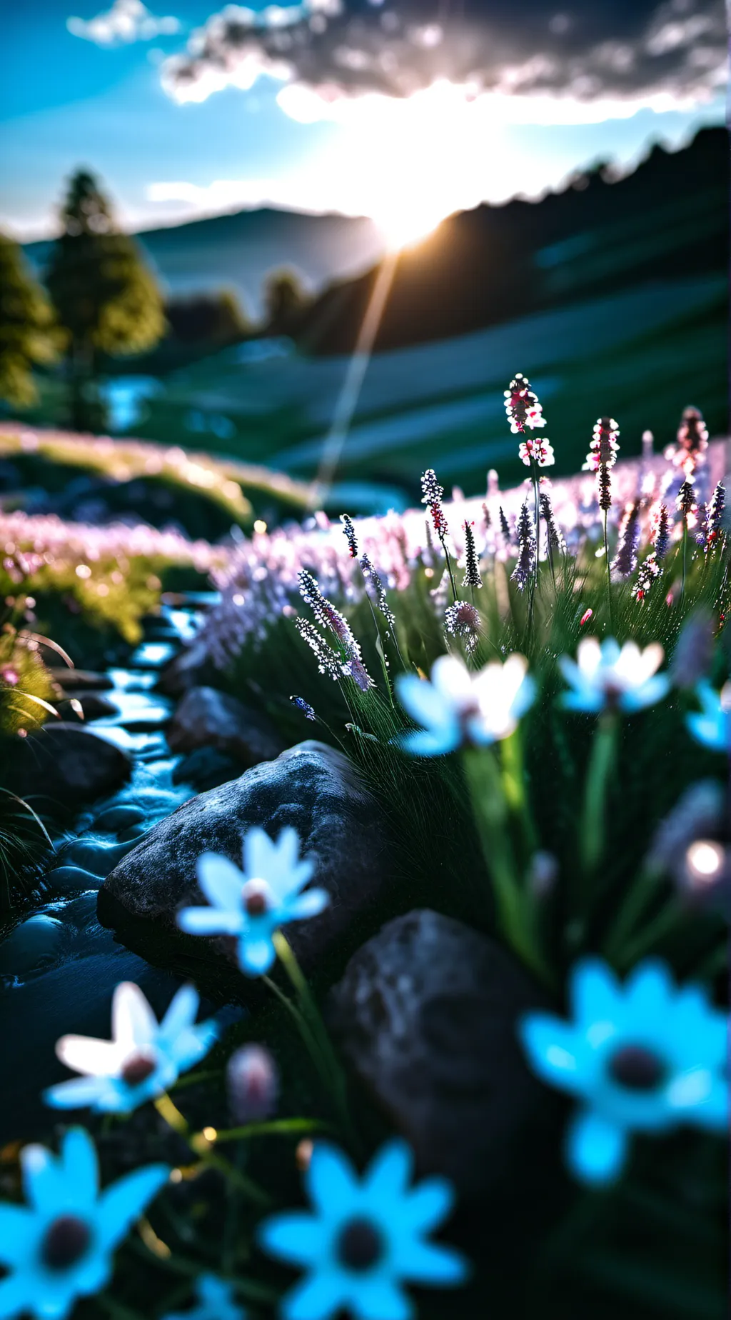 ai character: Born again sim background