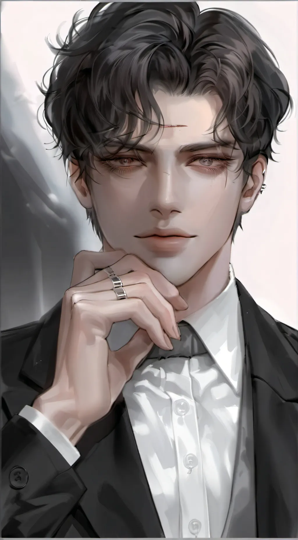 ai character: Carlo Santorri  background